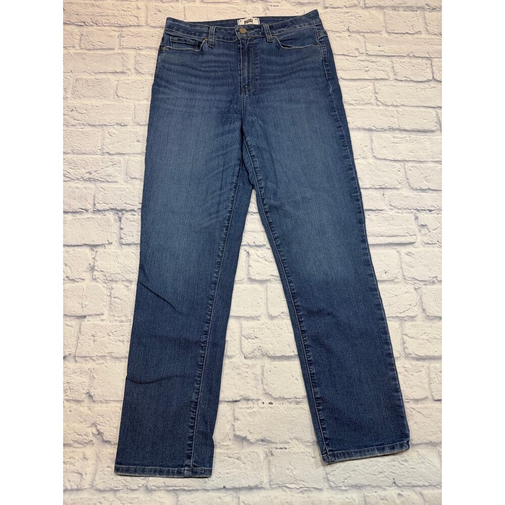 PAIGE Hoxton Slim size 30 Saphira Wash DISTRESSED HEM 5277184-027 J50